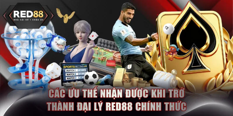 Các ưu thế nhận được khi trở thành đại lý RED88 chính thức