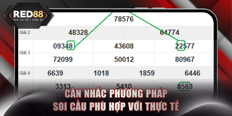 Cân nhắc phương pháp soi cầu phù hợp với thực tế