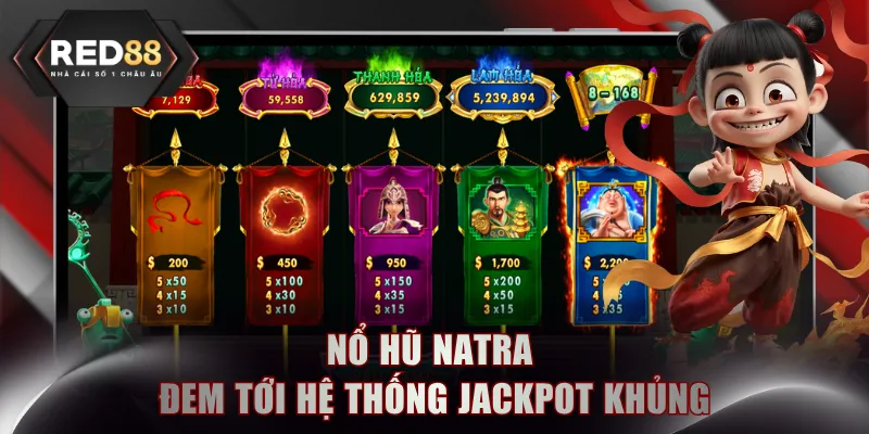 Nổ hũ Natra đem tới hệ thống jackpot khủng